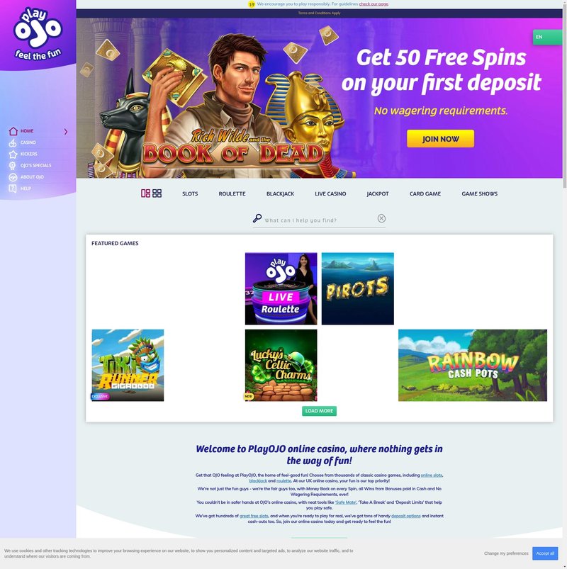 Playojo casino review à Canada